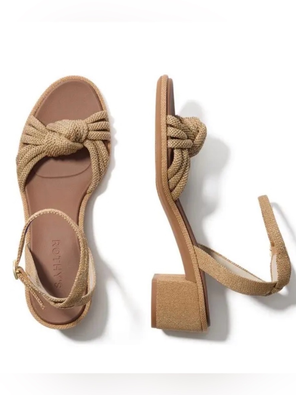 ROTHY’S The Knot Sandal (color: Gold)